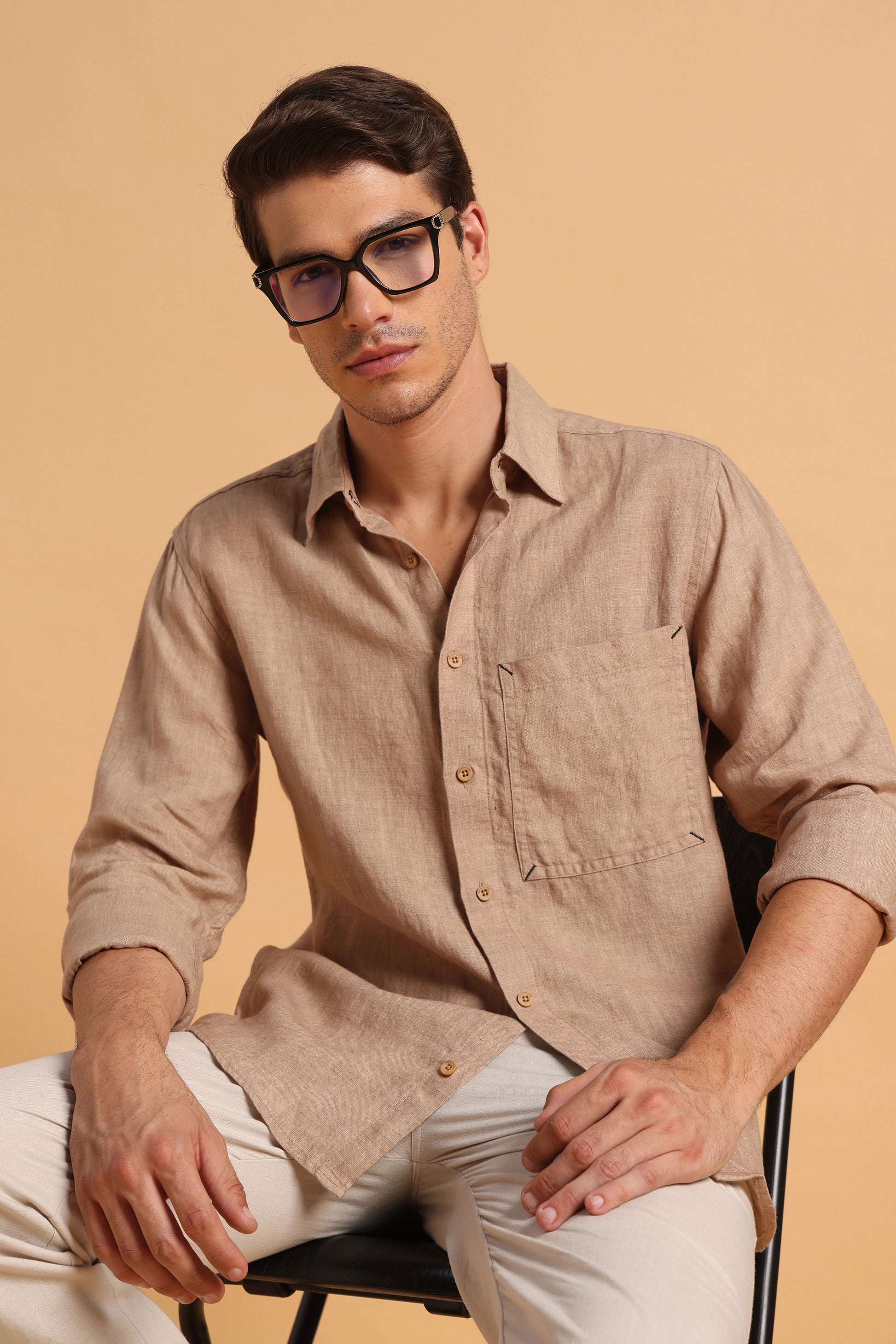 Pure Linen Shirt for men