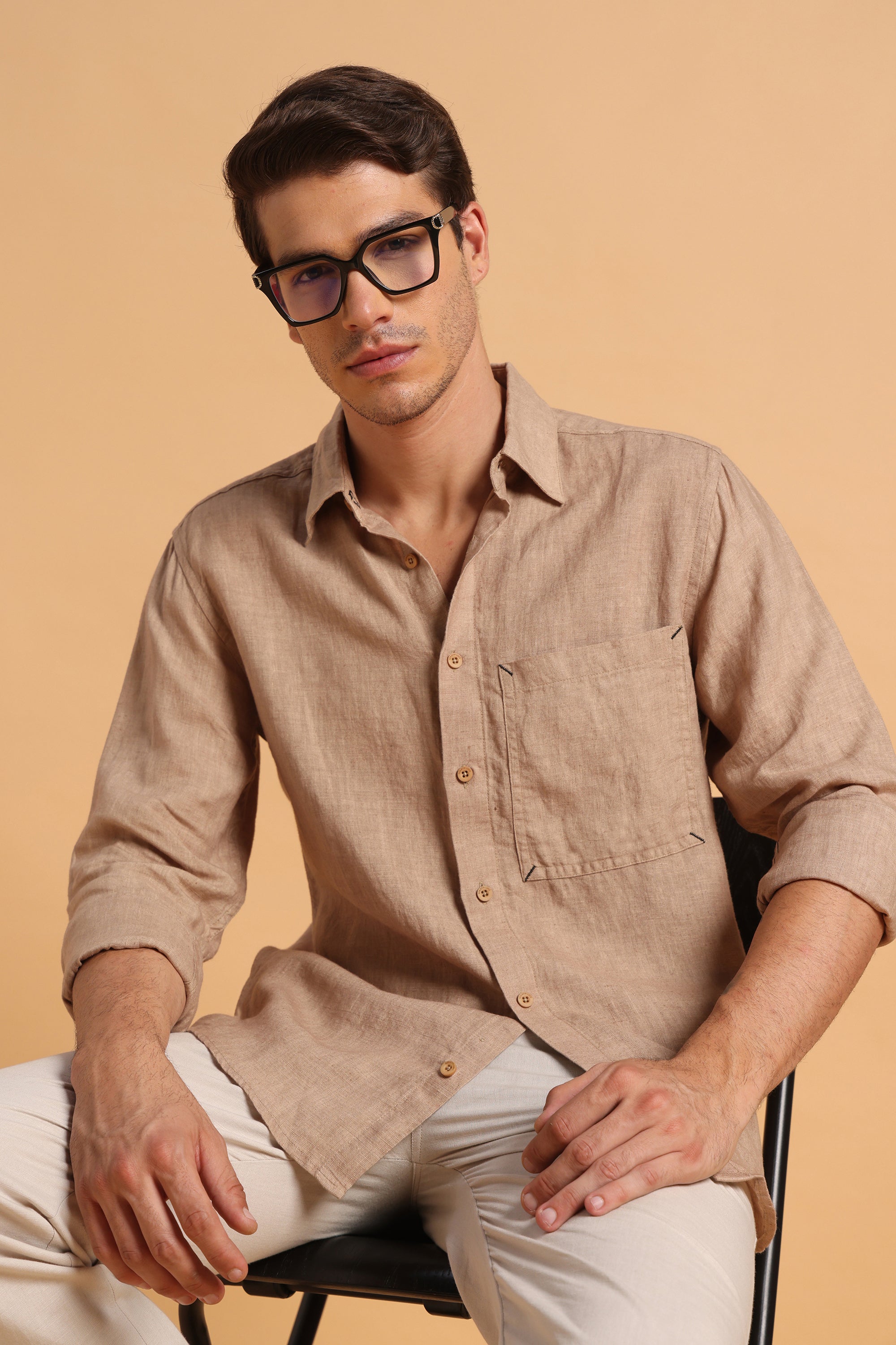 Pure Linen Shirt for men