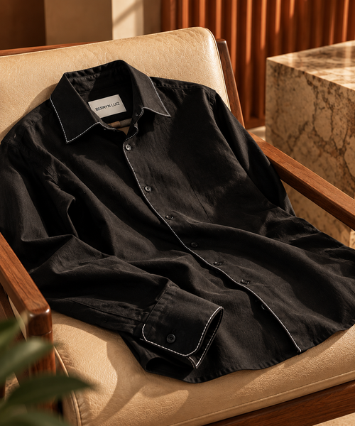 LENIN BLACK HAND CRAFTED SHIRT