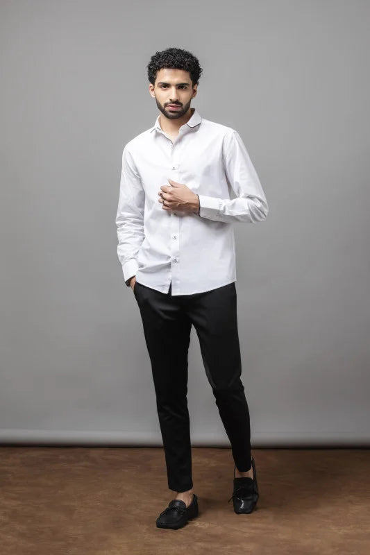 OPAL CONTRAST COLLAR SHIRT