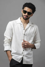 HAND CRAFTED CUBAN COLLAR SHIRT