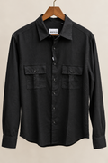 BLACK DENIM DUAL POCKET