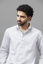 OPAL CONTRAST COLLAR SHIRT