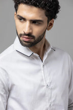 OPAL CONTRAST COLLAR SHIRT
