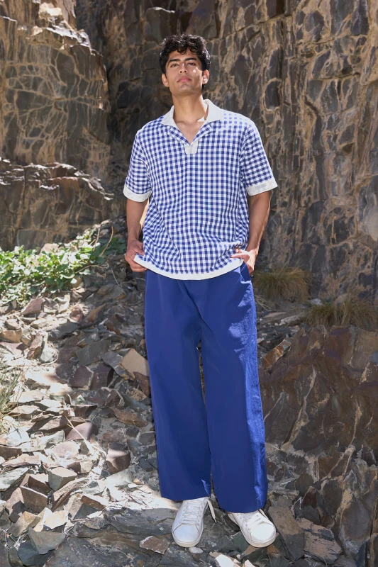 REVERSIBLE MADRAS CHECK POLO